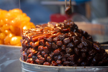 Maltose Sweet Potato and Maltose Purple Sweet Potatoの写真素材