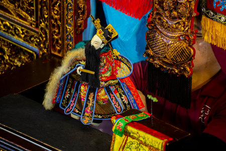 the essence of a Glove Puppetry (Budaixi) performanceの写真素材