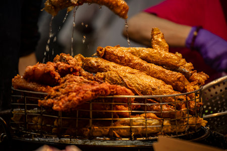 the tempting appearance of Ji Juan (Chicken Roll)の写真素材