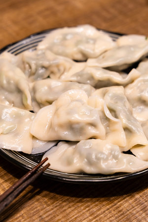 the mouth-watering texture of traditional dumplings fresh out of the pot