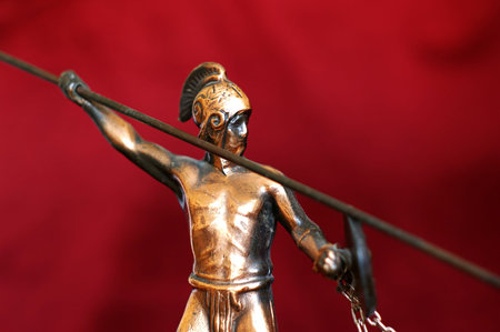 Ancient Greek Warriorの写真素材