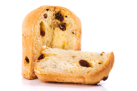 Fruit bread isolated.の写真素材