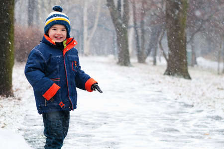 Winter Boyの写真素材