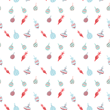 Seamless Christmas and New Year background pattern digital paper.の写真素材