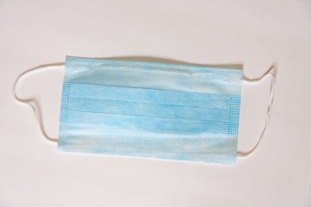 Antiviral medical mask for protection against flu, diseases coronavirus.の写真素材