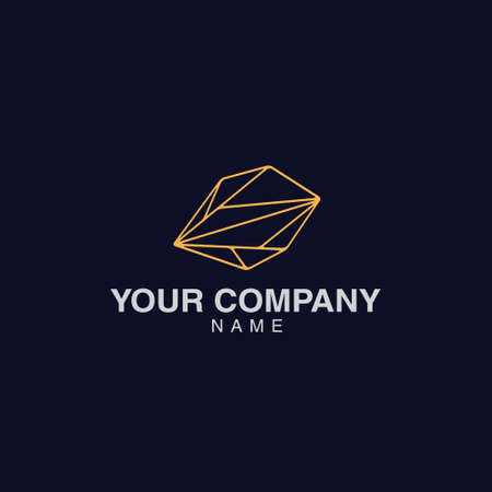 Gemstone logo, Diamond Logo Vector, Luxury logoのイラスト素材