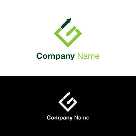 Investment logo, Entrepreneurship logo, Arrowsのイラスト素材