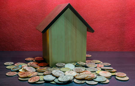 a small home among the coin for business use purpose, finance, home loan, building home