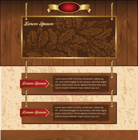 wooden background for websiteのイラスト素材