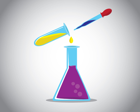 chemistry researchのイラスト素材