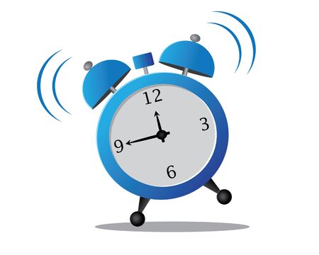 clock is ringingのイラスト素材