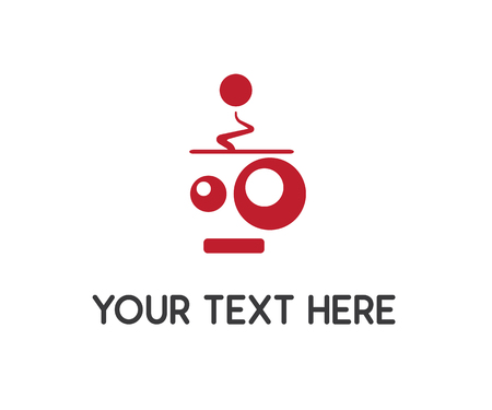 cute robot design illustration.のイラスト素材