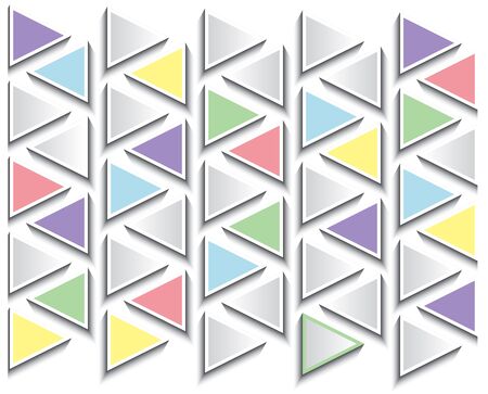 triangle with shadow background