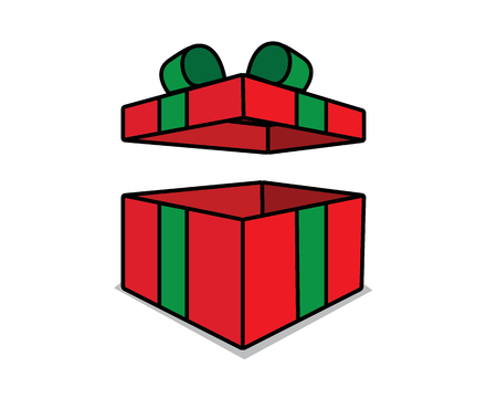 gift box cartoon design illustration.cartoon design style, designed for illustrationのイラスト素材