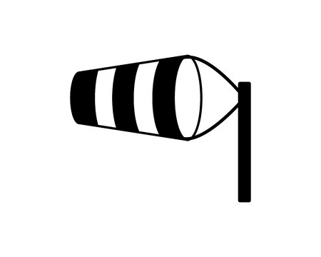 wind guide icon design illustration,glyph style design, designed for web and appのイラスト素材