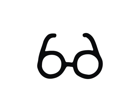 sunglasses icon design illustration,hand drawn style design, designed for web and appのイラスト素材