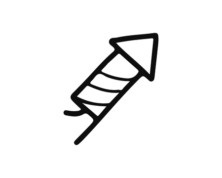 fireworks icon design illustration,hand drawn style design, designed for web and appのイラスト素材