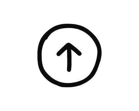 up icon design illustration,hand drawn style design, designed for web and appのイラスト素材