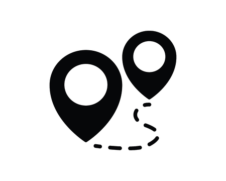 location navigation icon , designed for web and appのイラスト素材