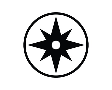 compass point navigation icon , designed for web and appのイラスト素材