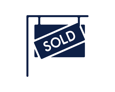 sold home glyph icon , designed for web and appのイラスト素材