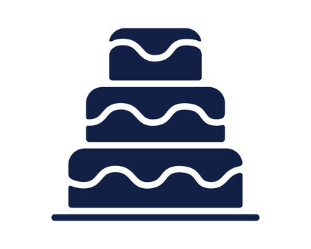 wedding cake glyph icon , designed for web and appのイラスト素材