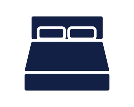 bed glyph icon , designed for web and appのイラスト素材