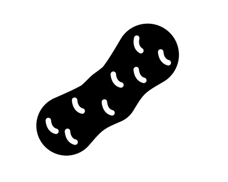 peanut icon glyph cool cute icon pack app design iconのイラスト素材