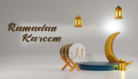 Ramadan kareem arabian element illustration for background and element graphicの写真素材