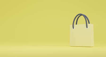price tag concept for landing page and banner 3d illustration. minimal business illustration