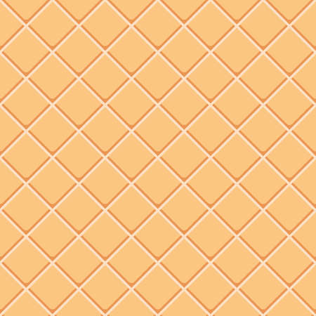 Seamless pattern made from cookies, waffles. Colored vector background.のイラスト素材