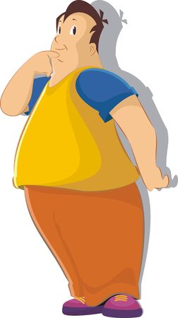 Fat manのイラスト素材
