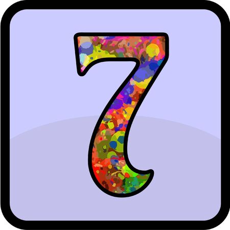 Number desain for all purposeのイラスト素材