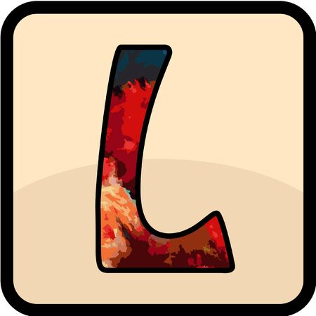 letter color  desain art for all purposeのイラスト素材