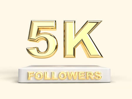 followers thank you golden numbers stand podium social network friends followers webの写真素材