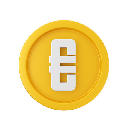 Euro coin icon on the white background. Vector illustration. Eps 10.の写真素材