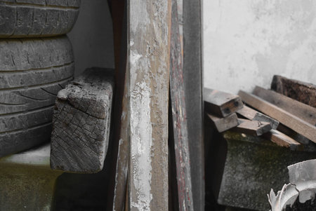 a piece of wood-2の写真素材