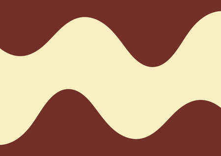 background with liquify design in dark brown and light brownのイラスト素材