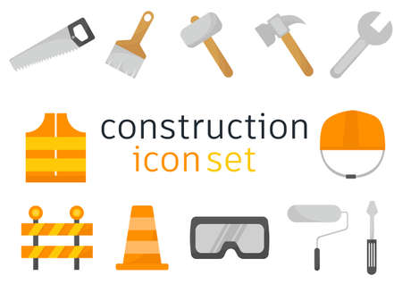 a collection of illustration tools with a simple and modern designのイラスト素材
