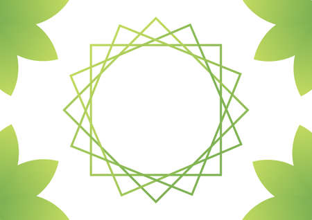 leaf background with a combination of bright and beautiful green colors with gradient techniqueのイラスト素材