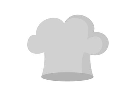 chef hat design with chef theme with simple and modern designのイラスト素材