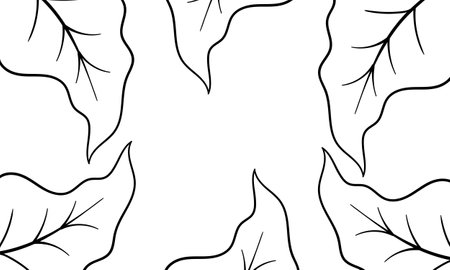 background with natural theme on white backgroundのイラスト素材
