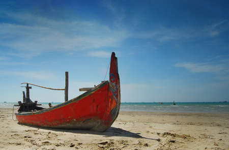 just a boatの写真素材