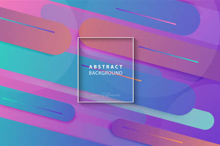 Minimal gradient dynamic geometric shapes backgroundのイラスト素材