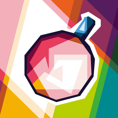 illustration of design a colorful cup of coffeeのイラスト素材