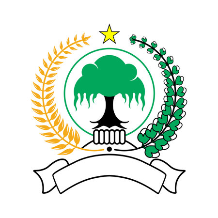 Government logo design vector illustration on white backgroundのイラスト素材