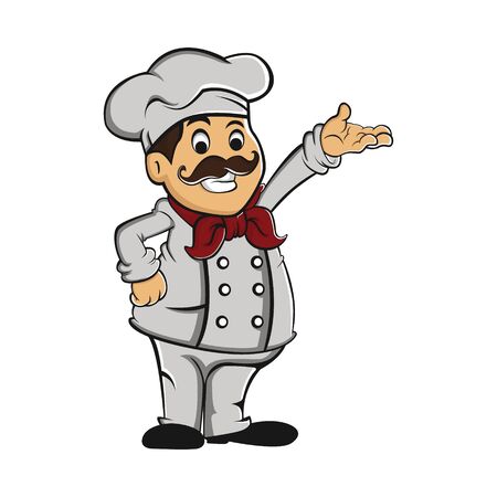 Professional chef's creative vectorの写真素材