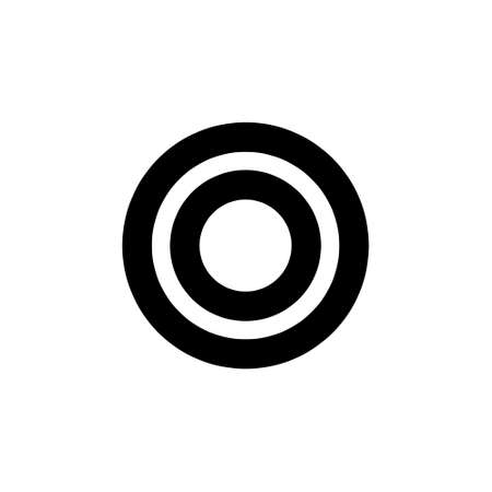 Mic jack port icon design isolated on white backgroundのイラスト素材