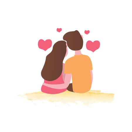 Polygonal and geometric heart design isolated on white backgroundのイラスト素材