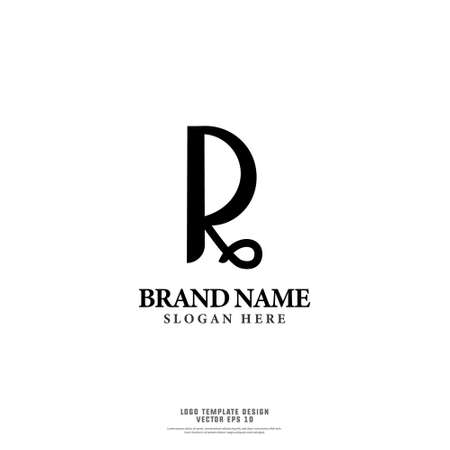Monogram initial letter k and a design templateのイラスト素材